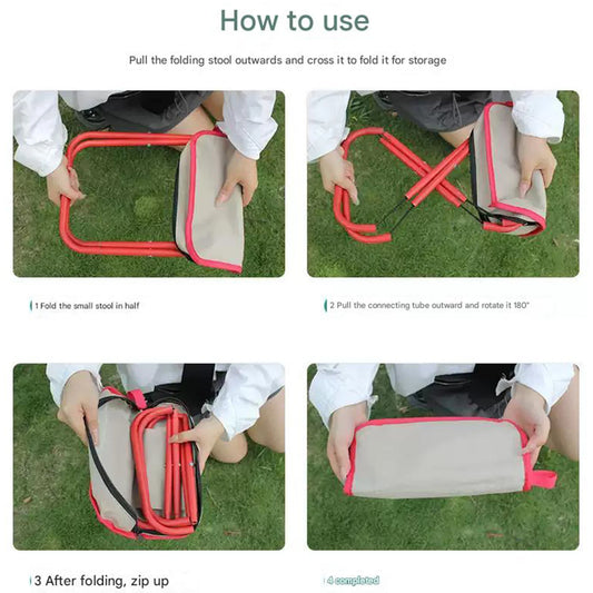 Faltstuhl Mini Campingstuhl mit Tragetasche für Erwachsene – clever-campen Ansicht 2