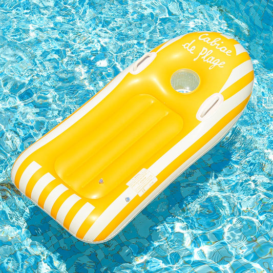 Aufblasbare Liege für den Strand – Schwimm- und Relaxboard – clever-campen Ansicht 2