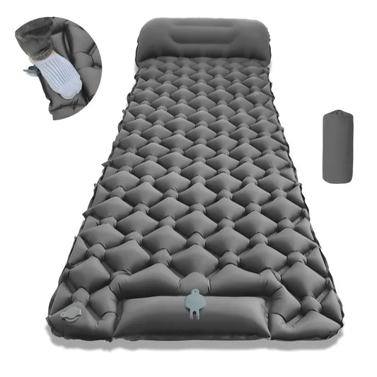 Ultraleichte Isomatte mit Kissen für Camping und Reisen