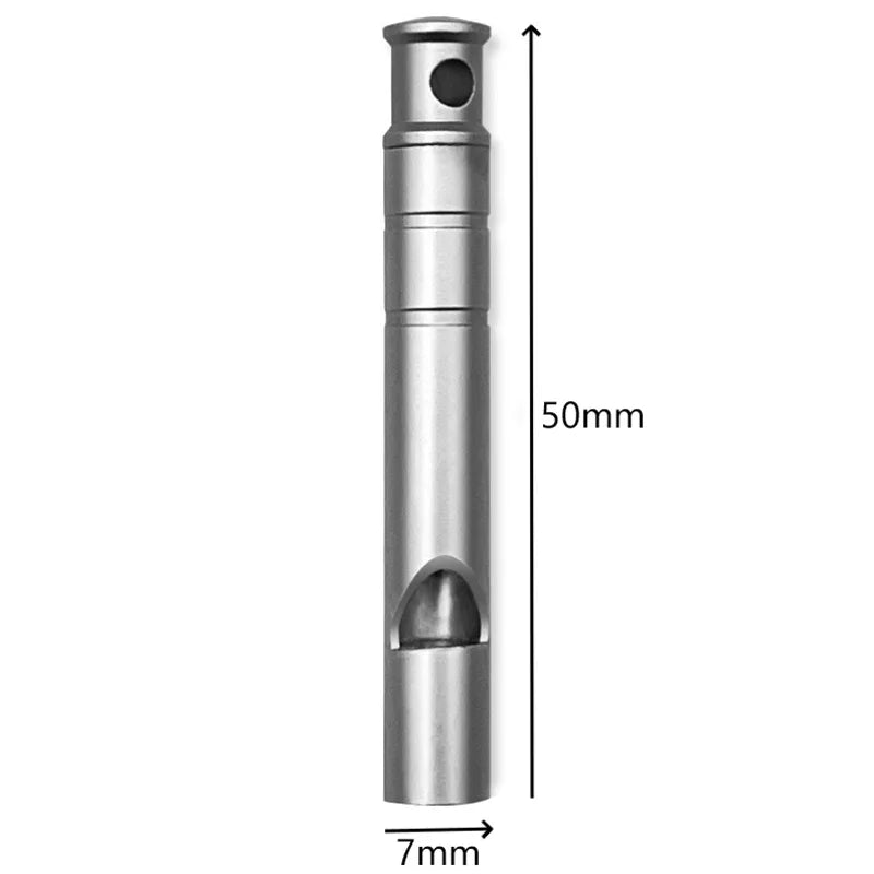 Titanium Notfallpfeife mit Lanyard – ultraleicht für Outdoor – clever-campen Ansicht 6