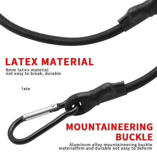 Dehnbare Bungee-Seile 30/60/90/120/150CM mit Haken – clever-campen Ansicht 2