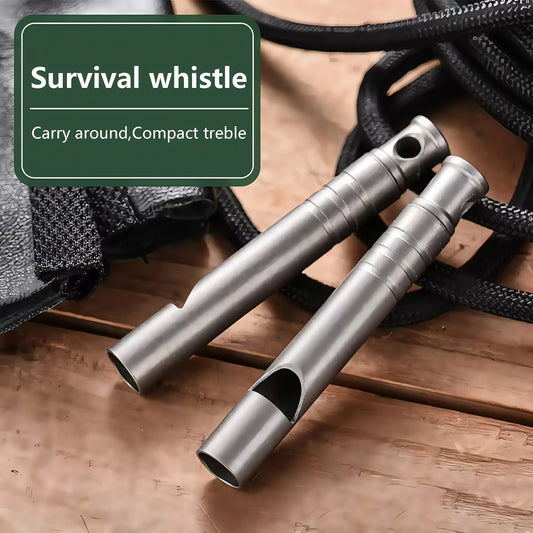Titanium-Sicherheit-Pfeifchen mit Lanyard | clever-campen – clever-campen Ansicht 2