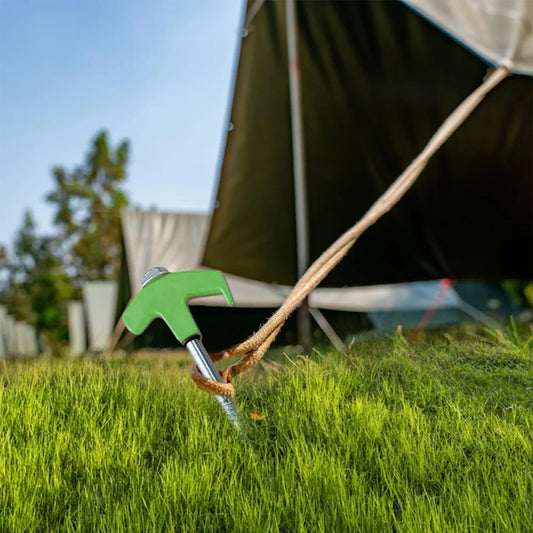 8-Zoll Schraub-Zeltpflock – Robuster Anker für Camping – clever-campen Ansicht 2