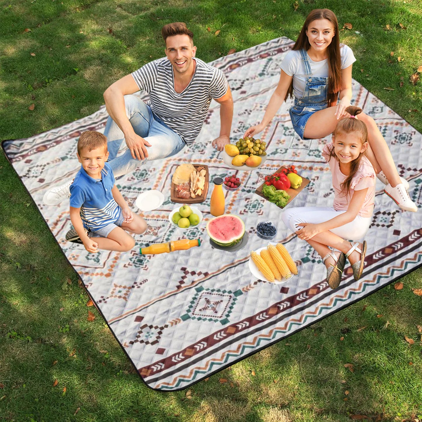 Ultraleichte Falt-Picknickmatte für unterwegs – clever-campen Ansicht 6