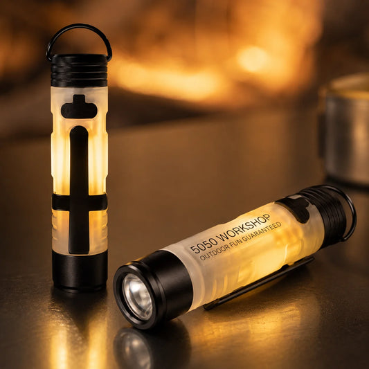 Mini 5050 Wiederaufladbare LED Taschenlampe – clever-campen Ansicht 2