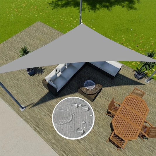 Wasserdichtes Dreieck Sonnensegel für Garten und Terrasse – clever-campen Ansicht 2