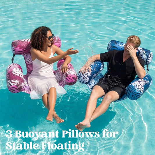 Aufblasbarer Wasser-Loungesessel für Pool & See – clever-campen Ansicht 2