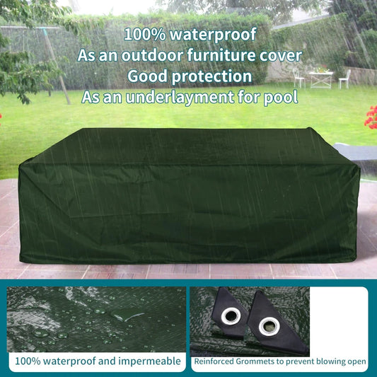 Wasserdichtes PE Tarp Sonnensegel für Camping & Garten – clever-campen Ansicht 2