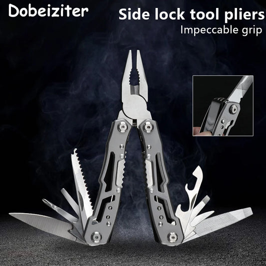 Camping Multitool Edelstahl Klappmesser mit Zangenfunktion – clever-campen Ansicht 2