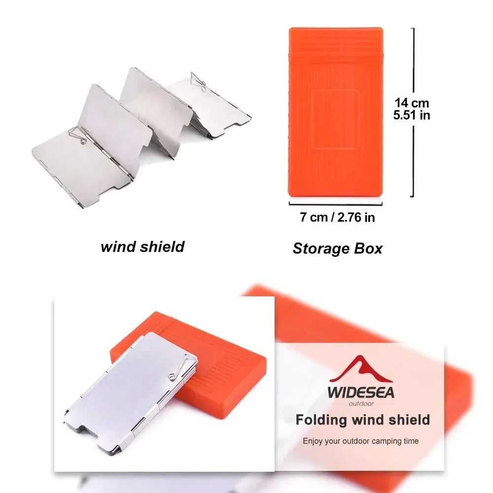 Tragbar Campingkochstove mit Windschutz – clever-campen Ansicht 6