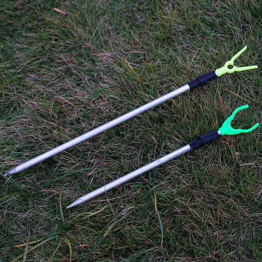 Verstellbarer Angelbankstick 50/80cm für Rutenhalter – clever-campen Ansicht 2
