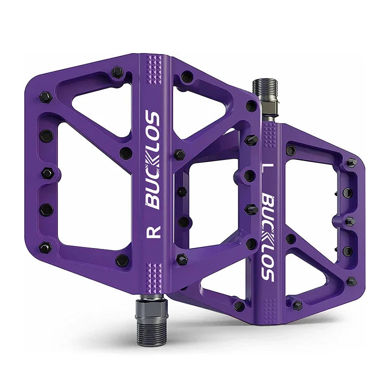 BUCKLOS Fahrrad Pedale Ultralight Anti-Rutsch Nylon