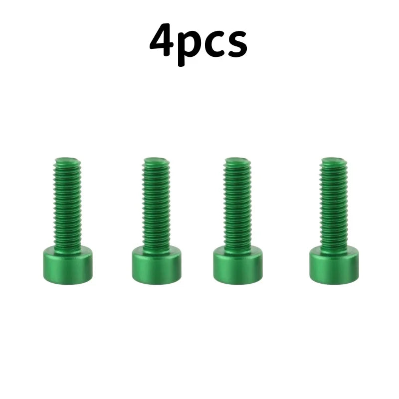 4 Stück Wasserflaschen Halter Schrauben Set Aluminium