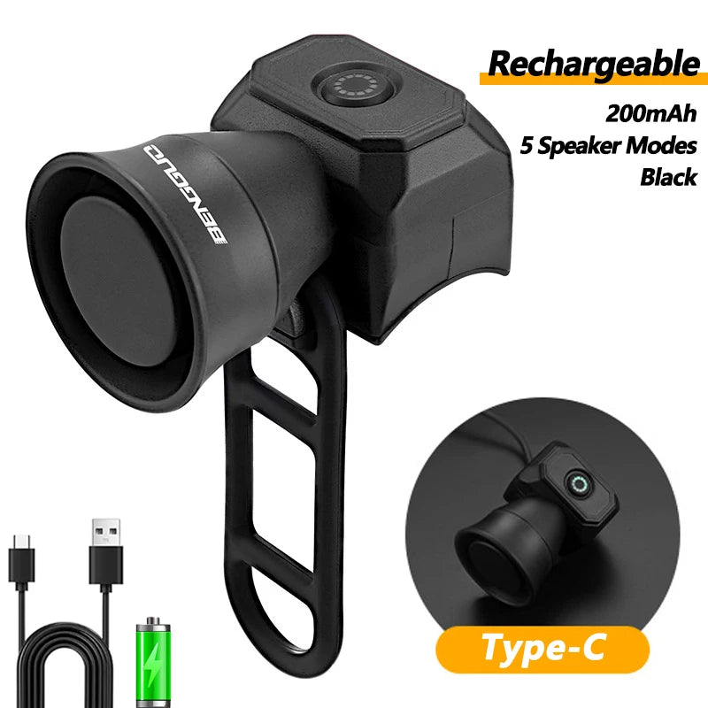 5-Modi Fahrradklingel Mountain Bike Mini Batterie