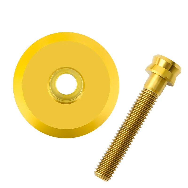 MUQZI Titan Kopfkappe 1-1/8" mit Titan Schraube M6 x 35mm