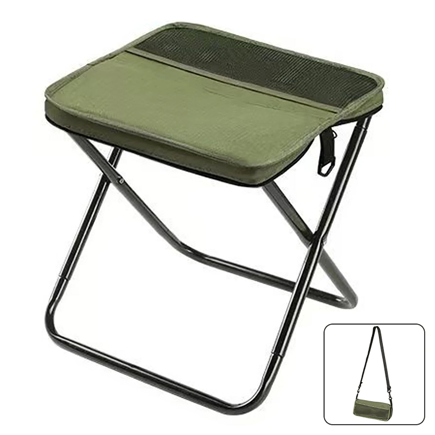 Faltbarer Rucksackhocker mit Tragetasche – Leicht