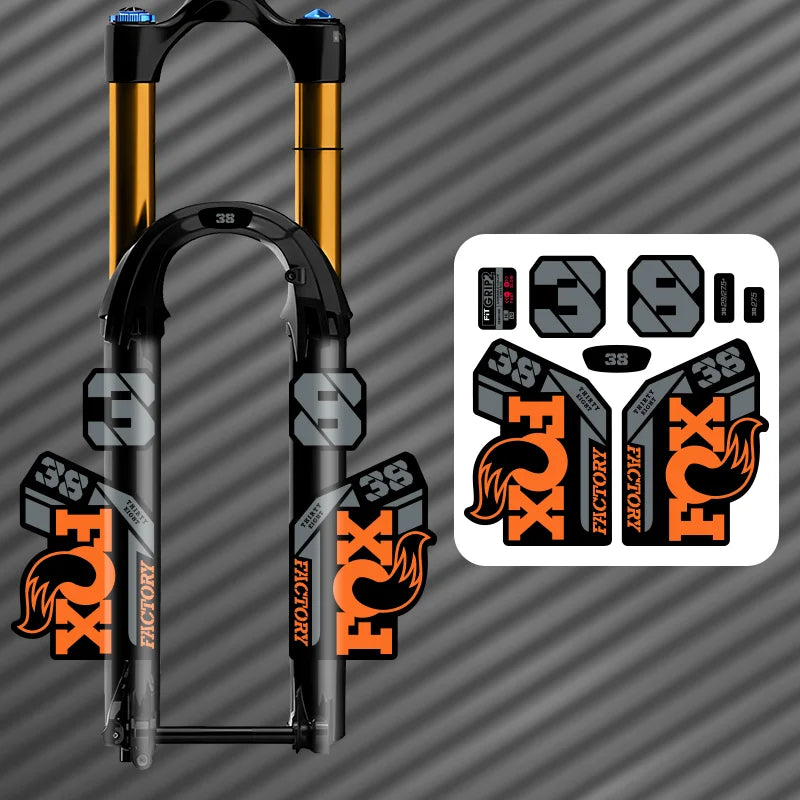 Enduro Gabelaufkleber für MTB Fahrräder – Wasserdicht