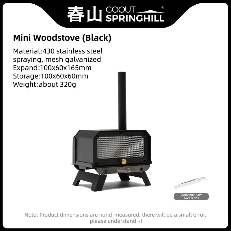 Goout Springhill Mini Holzofen – Tragbarer Campingkocher