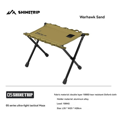 ShineTrip Mazza Ultra Leichter Faltstuhl aus Aluminium
