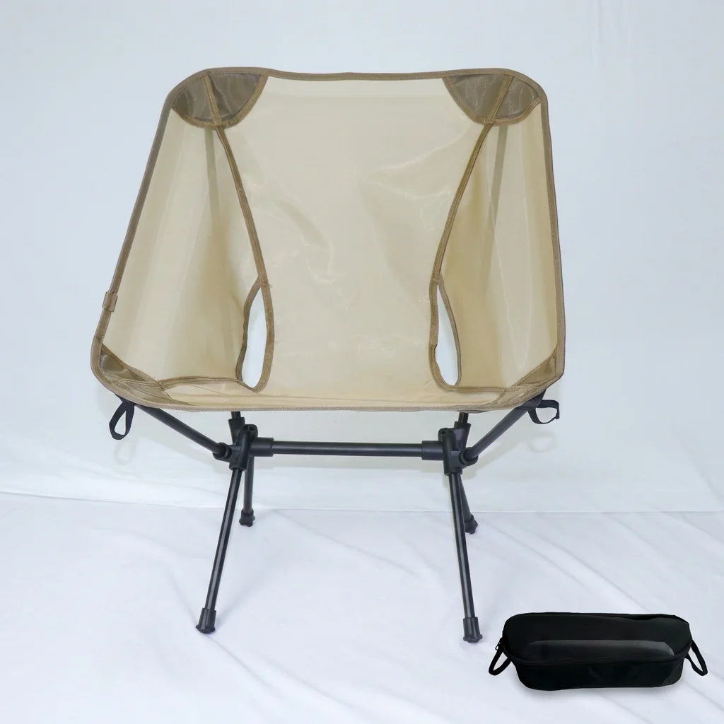 Atmungsaktiver Campingstuhl aus Aluminium für Angler