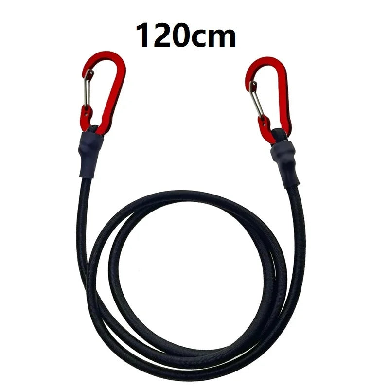 Robuste Bungee Schnur mit Karabinerhaken für Camping