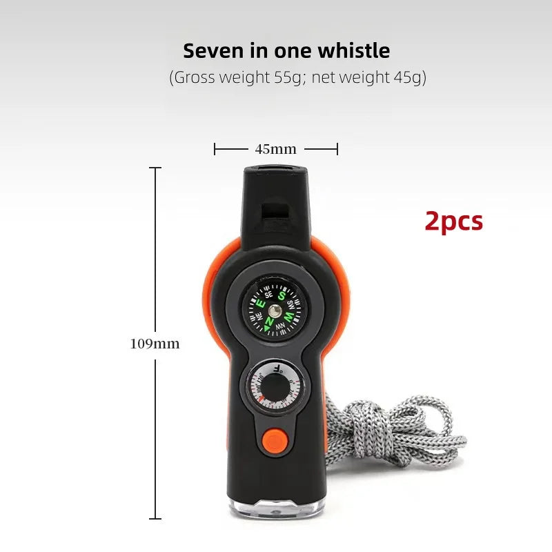 7-in-1 Multifunktionales Überlebenssignalgerät