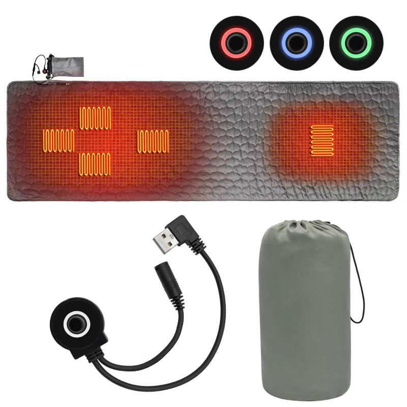 Beheizbare USB-Isomatte für Schlafsäcke Outdoor Camping