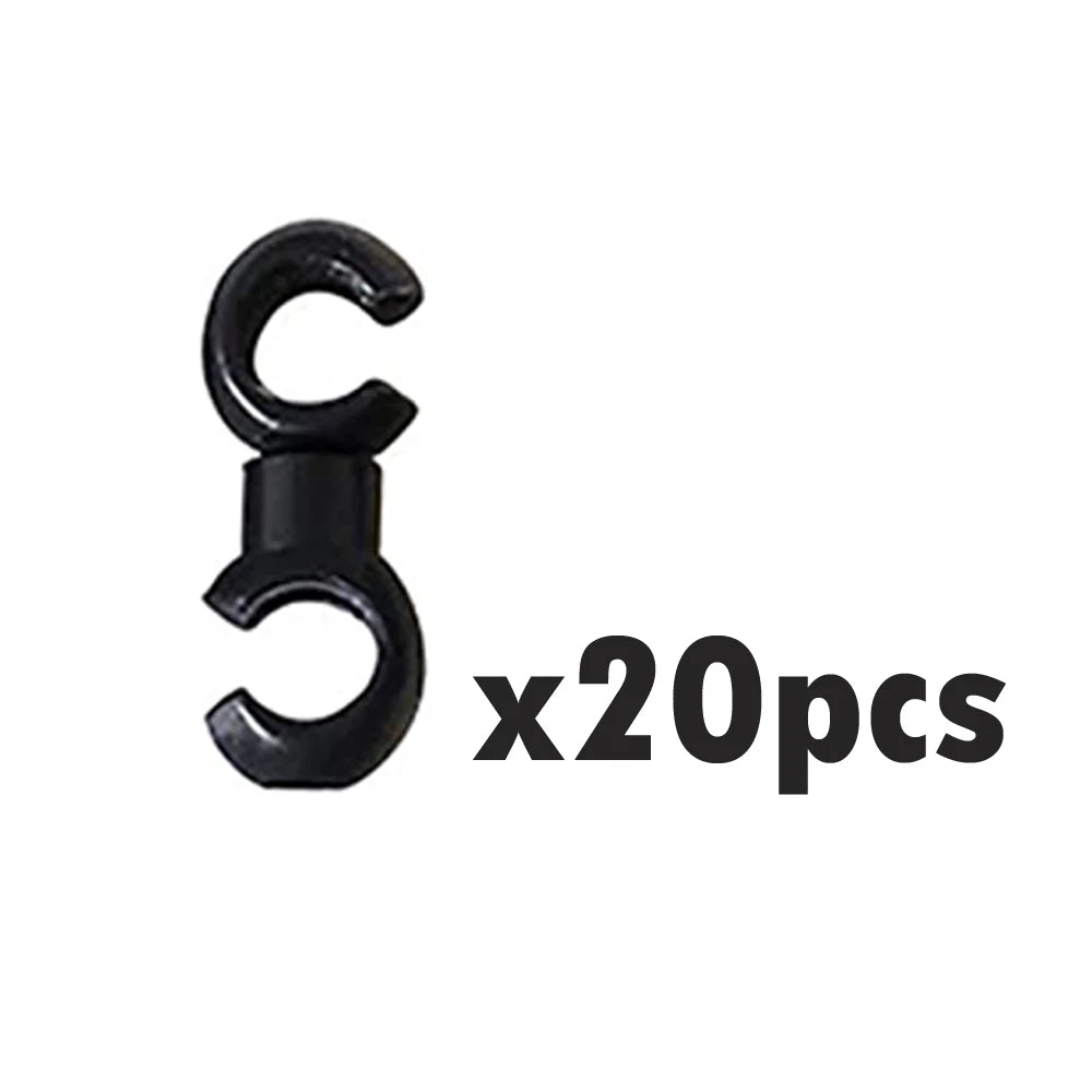 Bicycle Brake Gear Cable Clips Set – Schwarz
