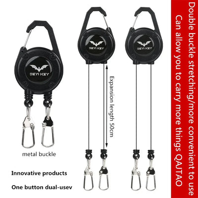 Doppelte Clip-Buckle für Angeln und Outdoor-Aktivitäten – clever-campen Camping & Outdoor Schweiz