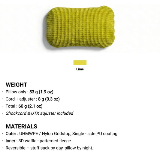 HODR Stuff Sack Kissen 2-in-1 Ultraleicht für Camping