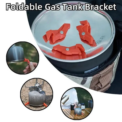 Faltbarer Gasflaschen-Ständer für Campingkocher – clever-campen Camping & Outdoor Schweiz