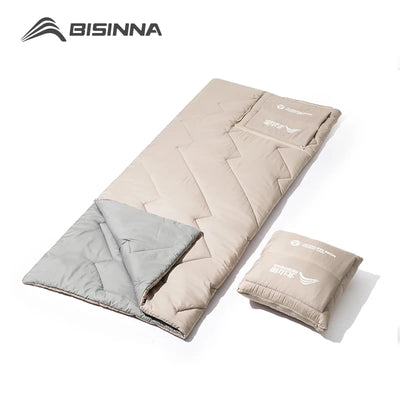BISINNA Camping Schlafsack mit Kissen und Decke für Outdoor – clever-campen Camping & Outdoor Schweiz