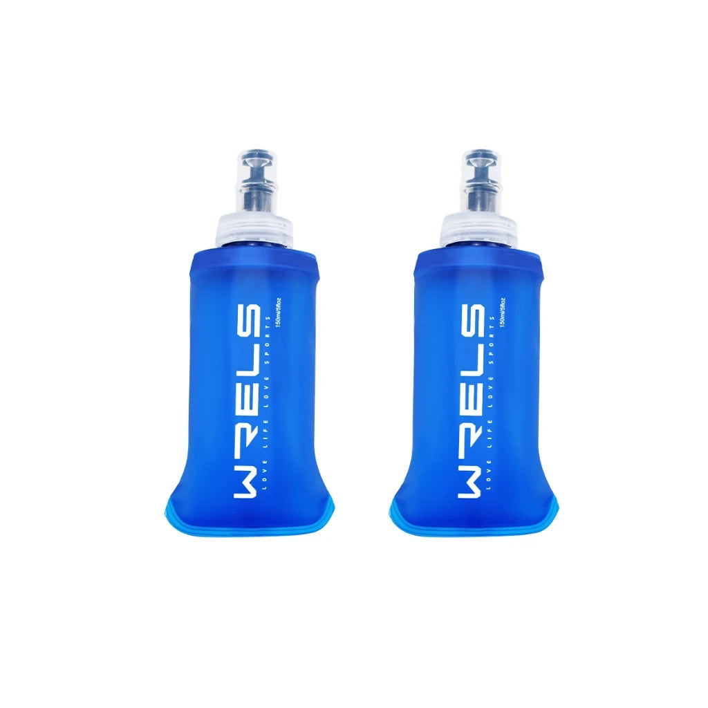 WRELS Faltbare Trinkflasche TPU BPA-frei für Outdoor-Sport
