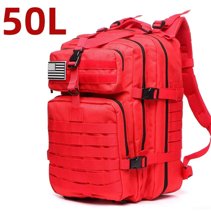 Nylon Rucksack 25L/50L Wasserdicht Trekking Fishing Hunting