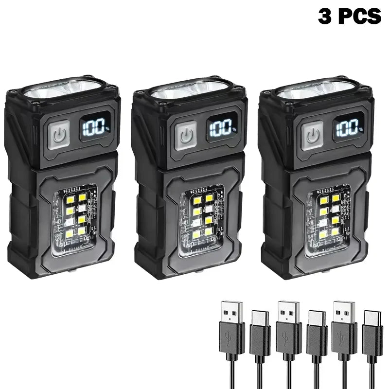 Taktische tragbare Arbeitsleuchte EDC LED Taschenlampe