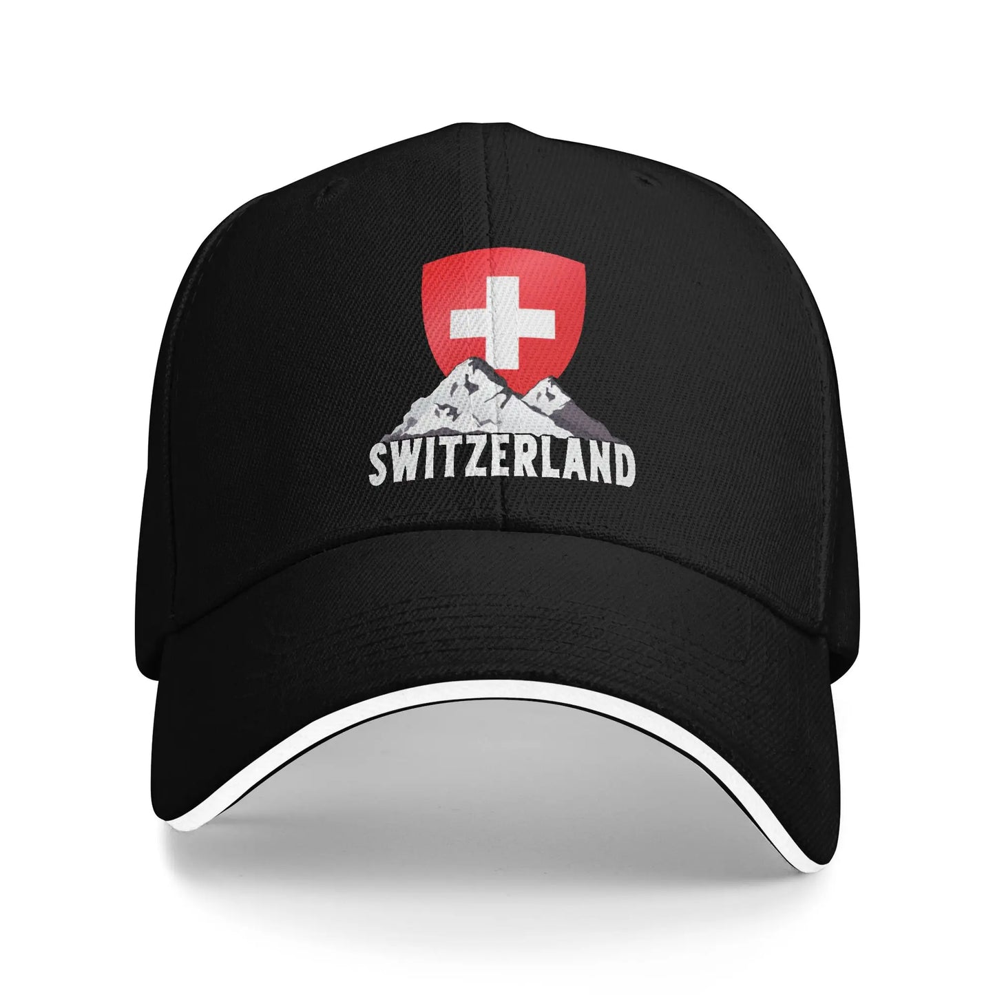 Schweiz Flagge Baseball Cap Unisex – Verstellbar