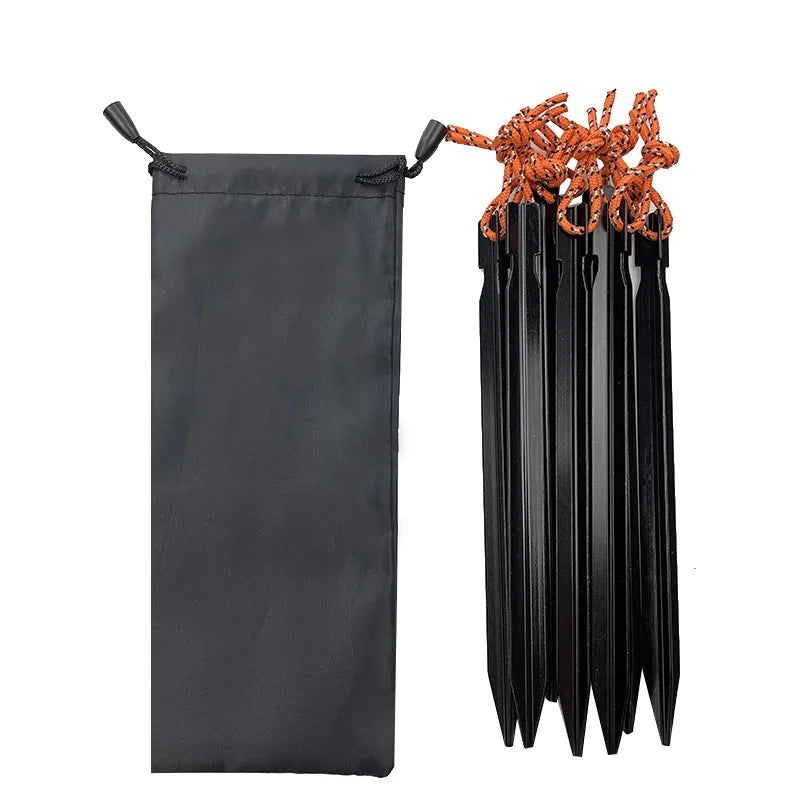 Aluminium Zeltpflöcke 18cm rot – Zeltzubehör für Outdoor