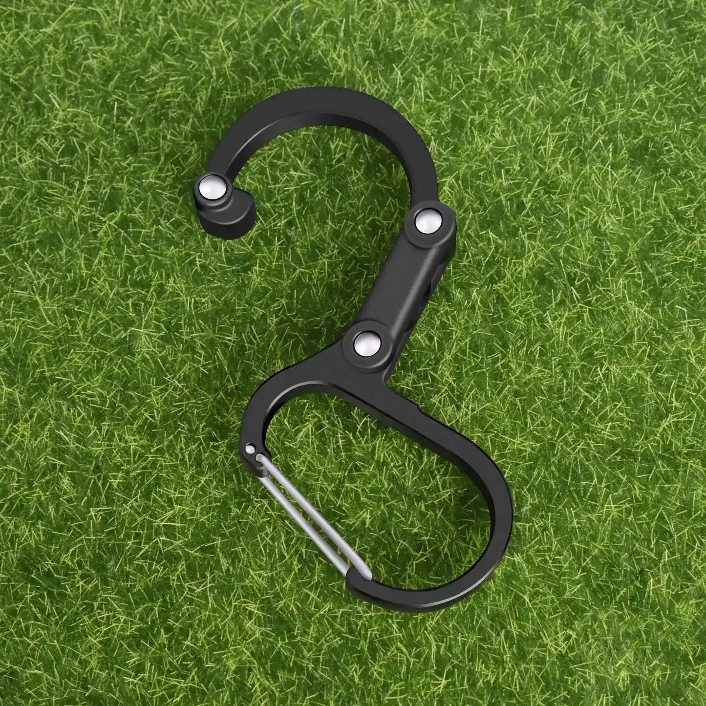 Robuster Karabiner mit drehbarem Haken für Outdoor – clever-campen Camping & Outdoor Schweiz