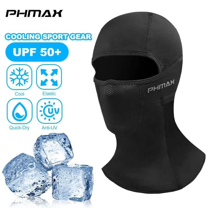 PHMAX Motorradmaske für Windschutz und UV-Schutz