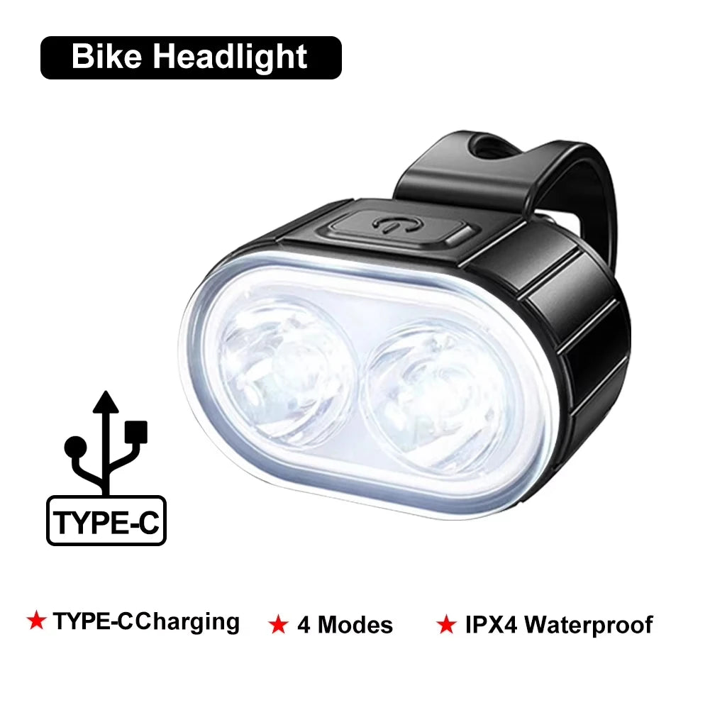 USB Wiederaufladbare Fahrradlichter für Sicherheit