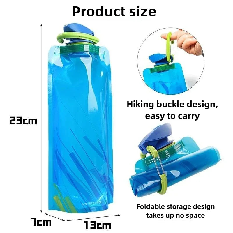 500ml faltbare Soft Flask Wasserflasche BPA-frei für Outdoor