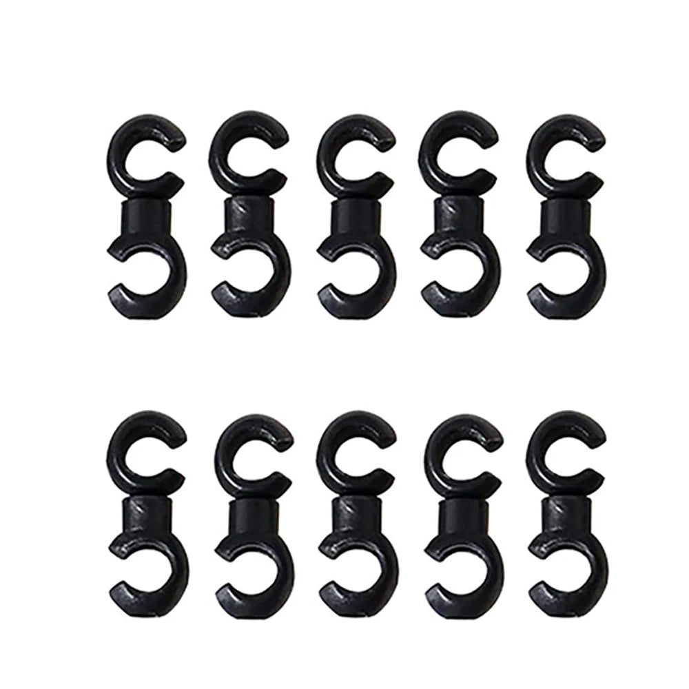 Bicycle Brake Gear Cable Clips Set – Schwarz