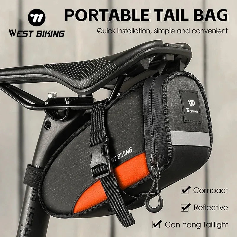 West Biking Fahrradtasche 1.2L Reflektierend Wasserdicht – clever-campen Camping & Outdoor Schweiz