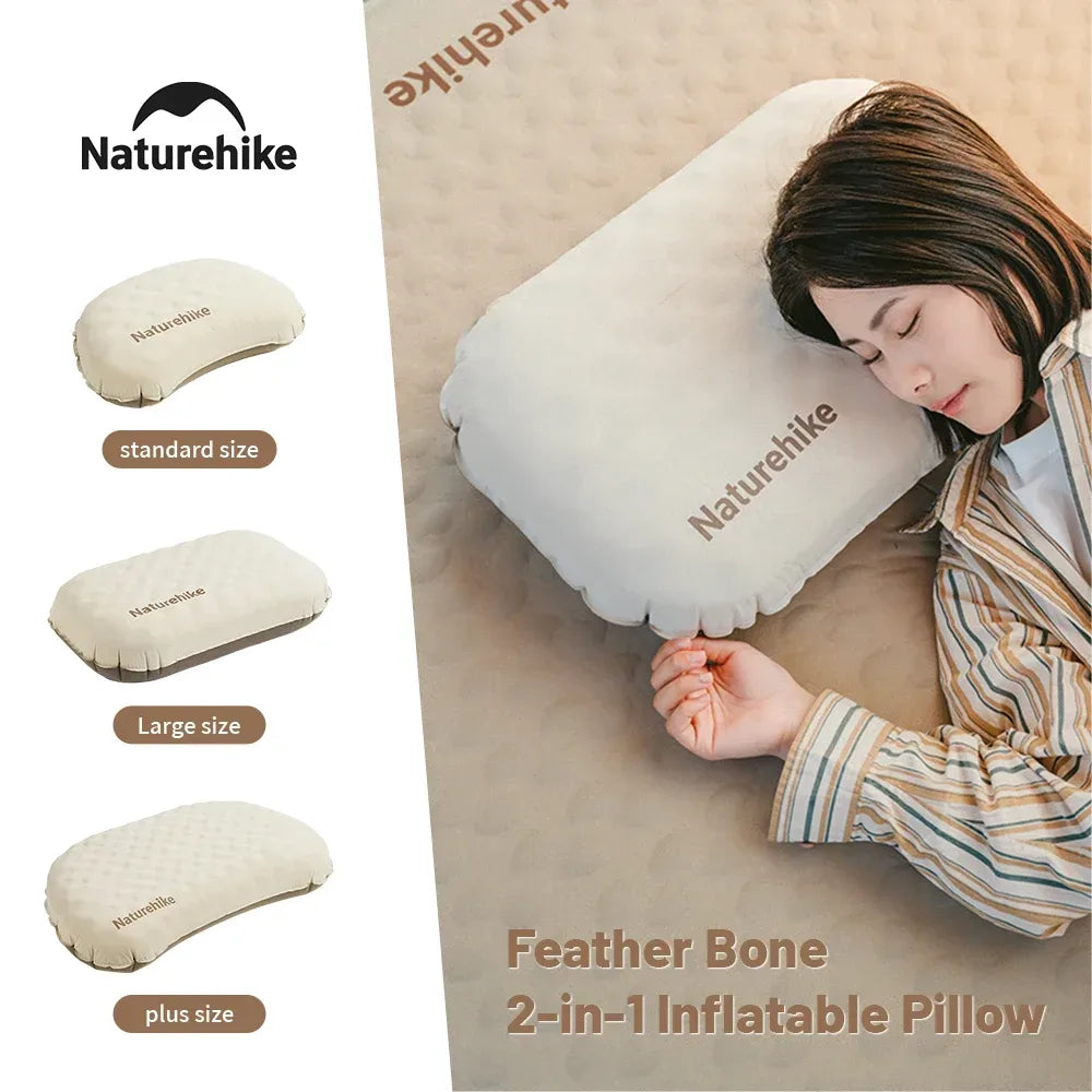 Naturehike 2-in-1 Campingkissen – Aufblasbar & Wasserfest – clever-campen Camping & Outdoor Schweiz