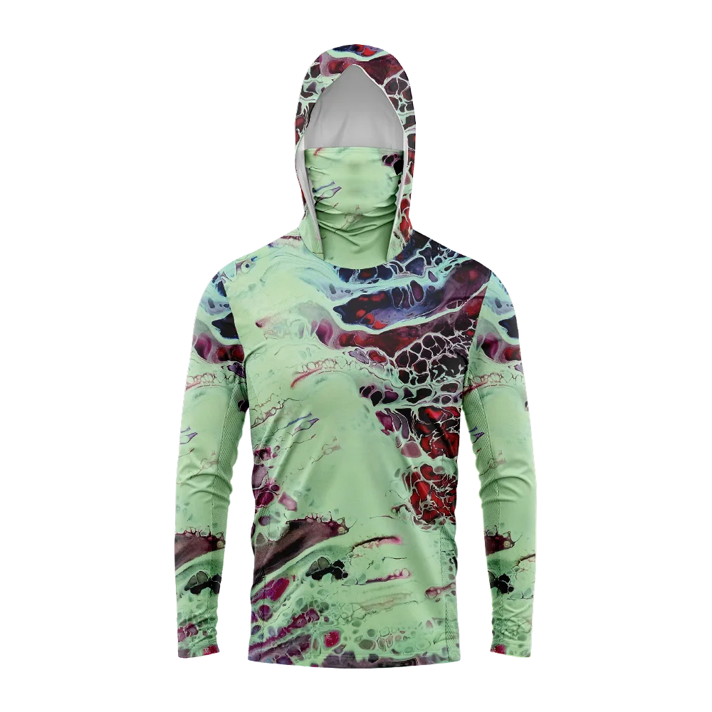 Hooded Fishing Shirt mit UV-Schutz für Angler