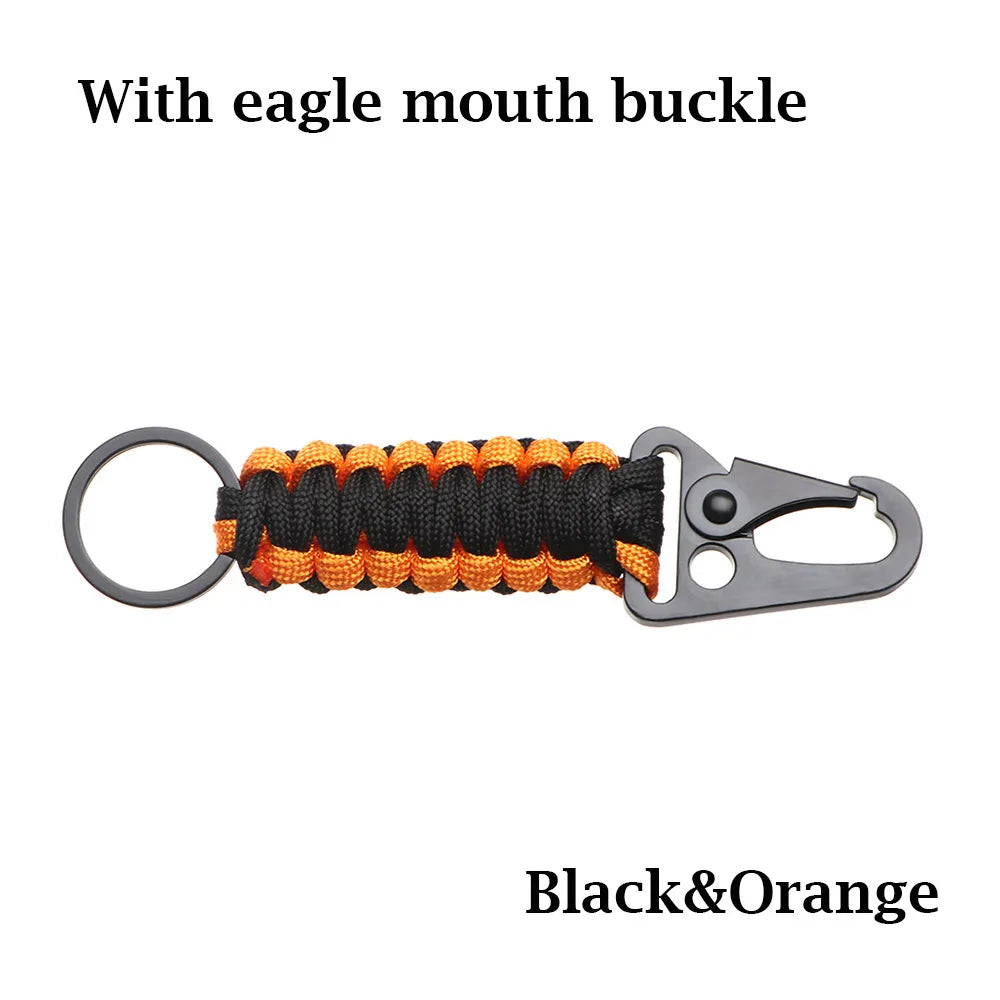 Outdoor Karabiner Schlüsselring mit Paracord