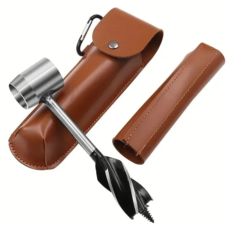 Outdoor Handbohrer mit Tasche – Survival Werkzeug – clever-campen Camping & Outdoor Schweiz