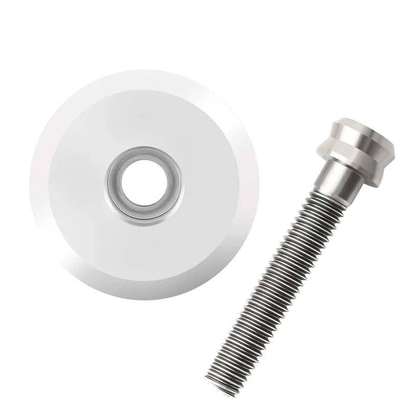 MUQZI Titan Kopfkappe 1-1/8" mit Titan Schraube M6 x 35mm