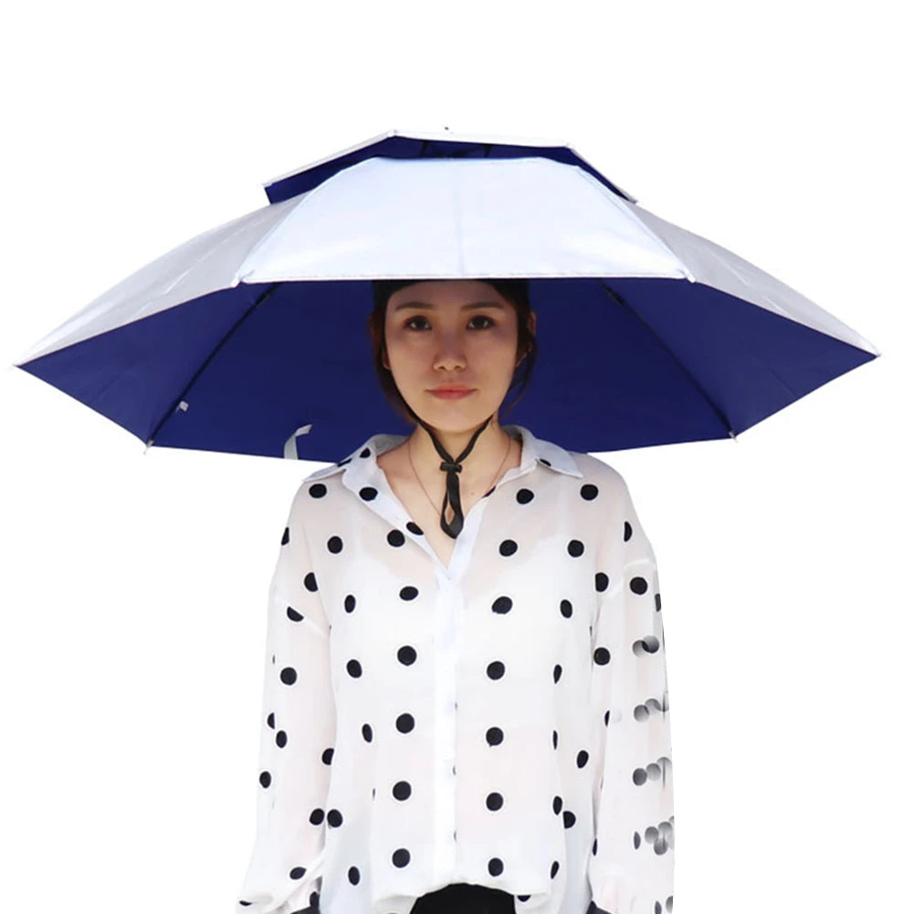 Faltbarer Regenschirm-Hut für Outdoor & Camping