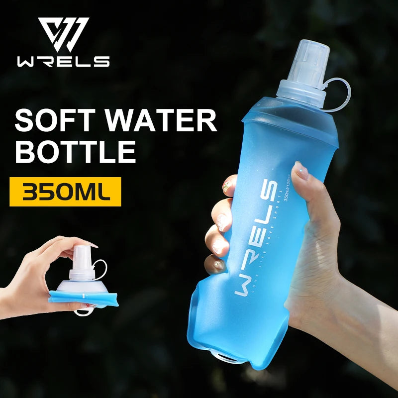 WRELS Outdoor Sport Trinkflasche faltbar für Camping